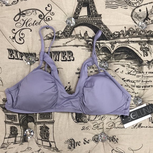 Soluna Under the Sun Ruched Cutout Bikini Top - Picture 3 of 8